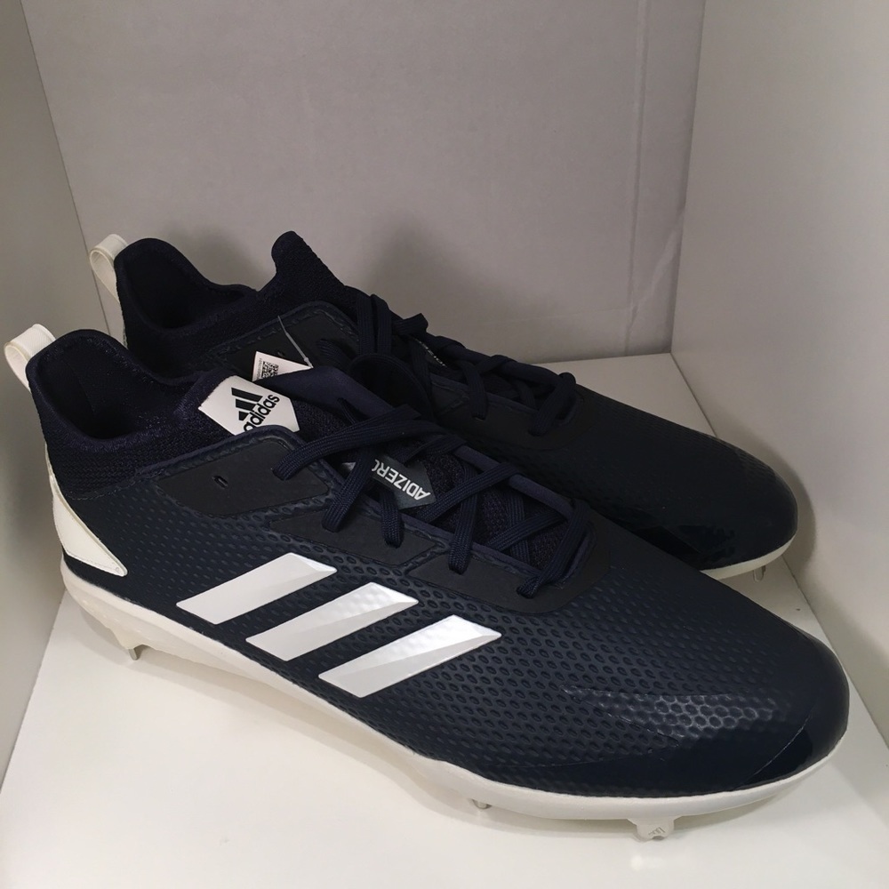 Adidas Adizero Afterburner Baseball Cleats Size 13 Blue White